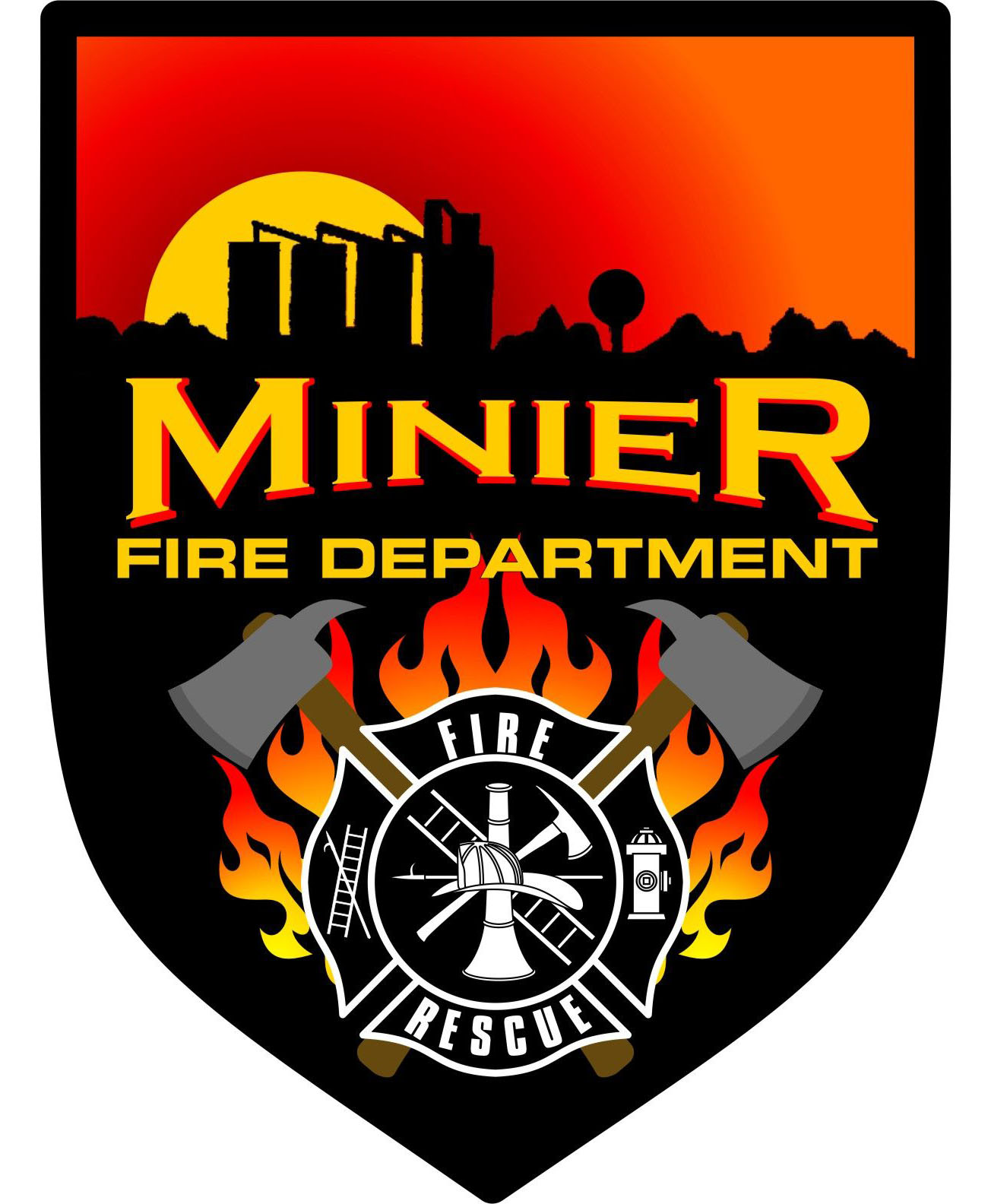 Minier Fire Department Logo