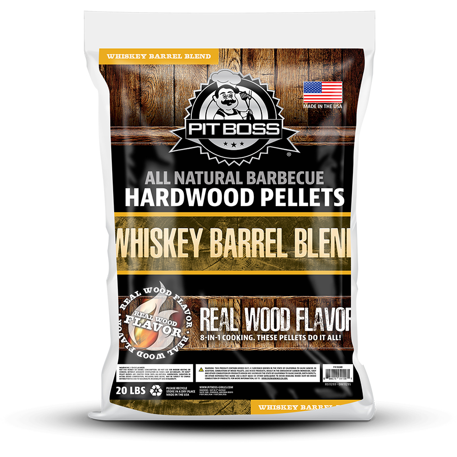 Pit Boss Whiskey Barrel Blend Hardwood Pellets