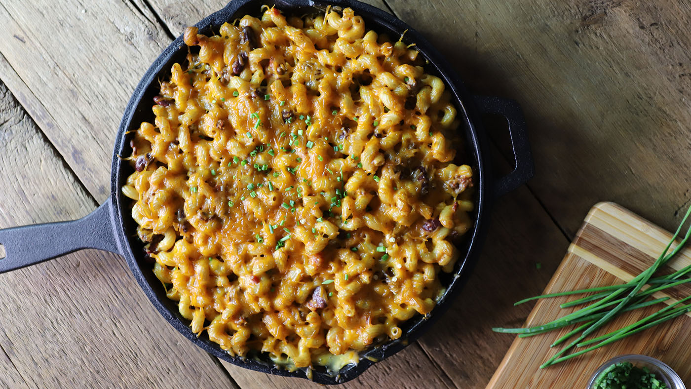 tasty looking Chili Mac & Cheese