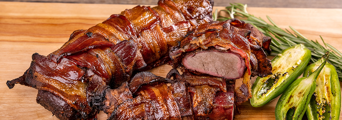 Bacon Wrapped Venison Tenderloin - A Ranch Mom