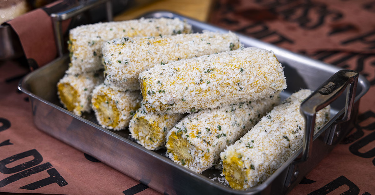 Potato Crusted American Street Corn