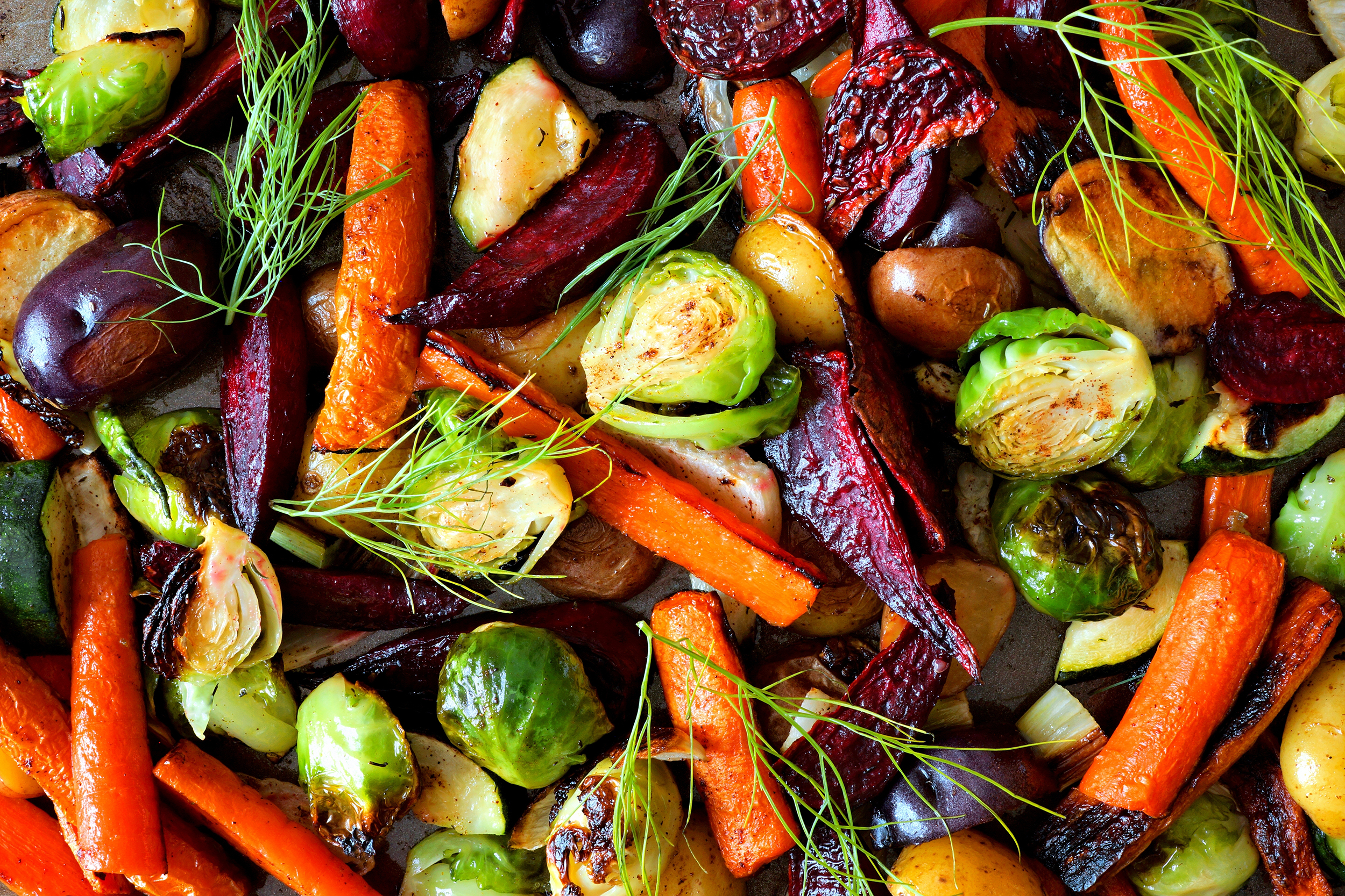 close up of colorful grilled veggies cooked on pit boss wood pellet grill smoker