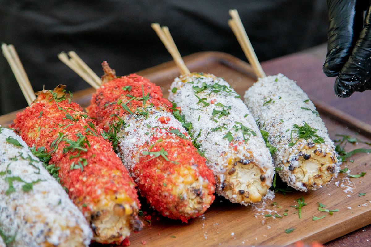 Smoked Elote Skewers