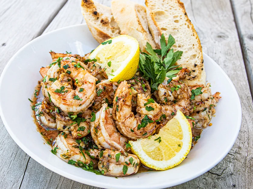 Garlic Shrimp Scampi - Over The Fire Cooking