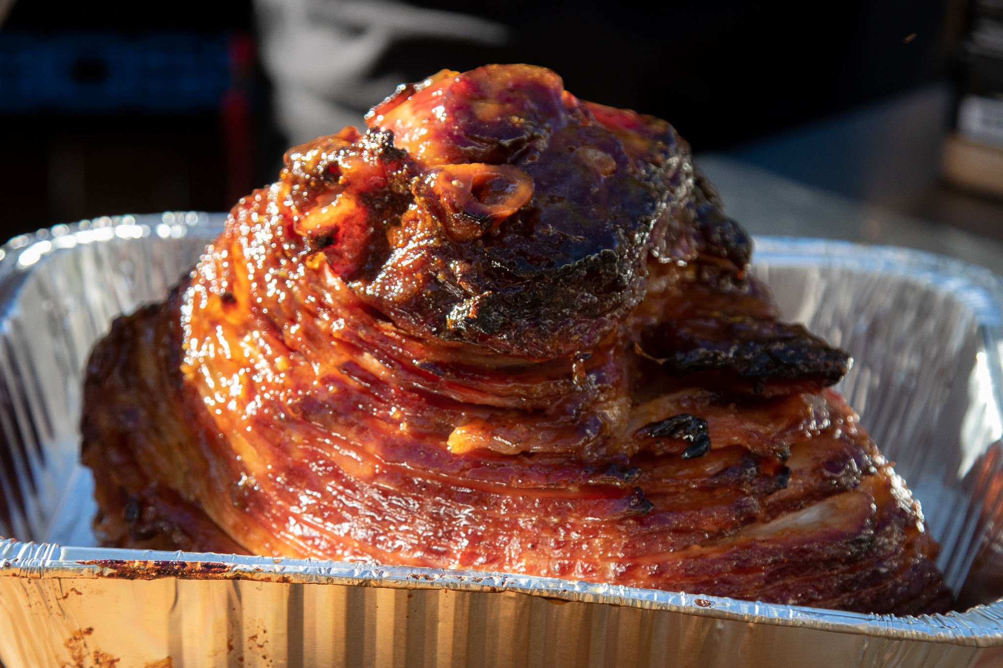 Grill-Glazed Spiral Ham