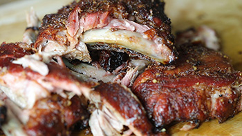 smoking ribs on pit boss pellet grill